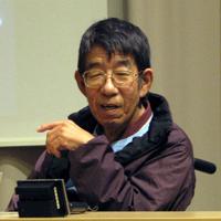 水俣病の新しい語り部に加わる滝下さん＝熊本県水俣市で2018年11月16日午後1時57分、笠井光俊撮影