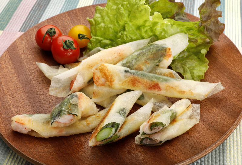 おかず彩菜 ３種類の一口春巻き 毎日新聞
