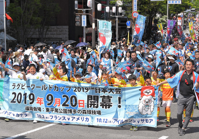 ラグビーW杯「日程、原則非公開なら、どう市民交流？」 悩めるキャンプ