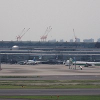 羽田空港国際線ターミナル＝2019年5月10日、米田堅持撮影