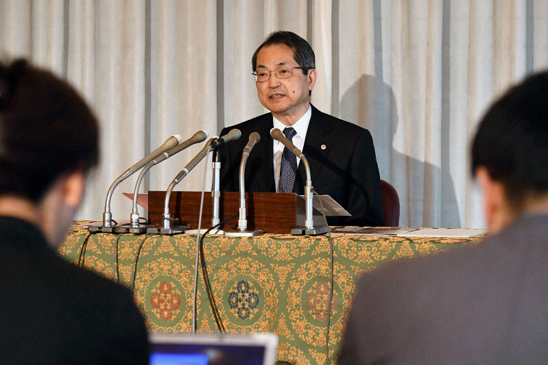 裁判員裁判が始まり10年になるのを前に記者会見する大谷直人最高裁長官=東京都千代田区の最高裁判所で2019年5月15日午後2時2分、藤井太郎撮影