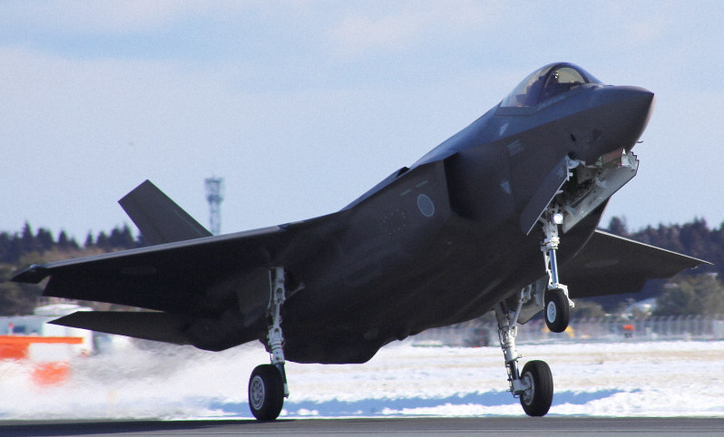航空自衛隊のF35A=航空自衛隊HPから
