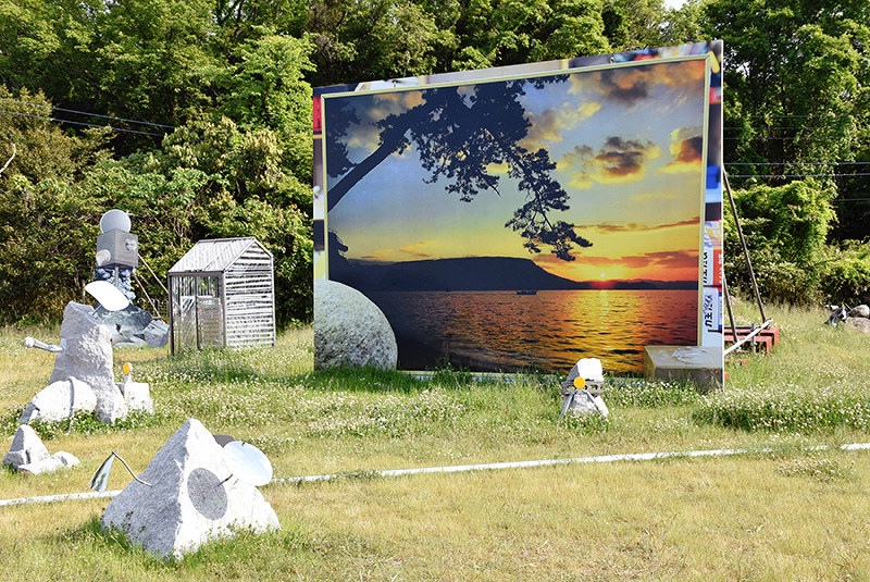 瀬戸芸 １９ つながる島 つなげるアート ｓ ｆ 屋島山頂 高松 突如現れる異空間 香川 毎日新聞