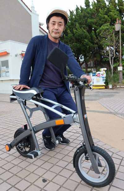 【公道OK！コンパクト！】 折りたたみ　電動バイク stigo スティーゴ 2秒で開閉！公道走行可！電動バイク「Stigo」を新発売！ 折りたたみ時