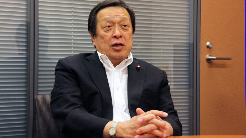 浜田靖一氏=高橋恵子撮影