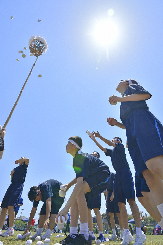 富岡町で福島第1原発事故後初の運動会 毎日新聞