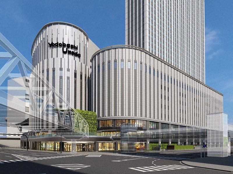 ヨドバシ梅田タワーのイメージ図=ヨドバシホールディングス提供