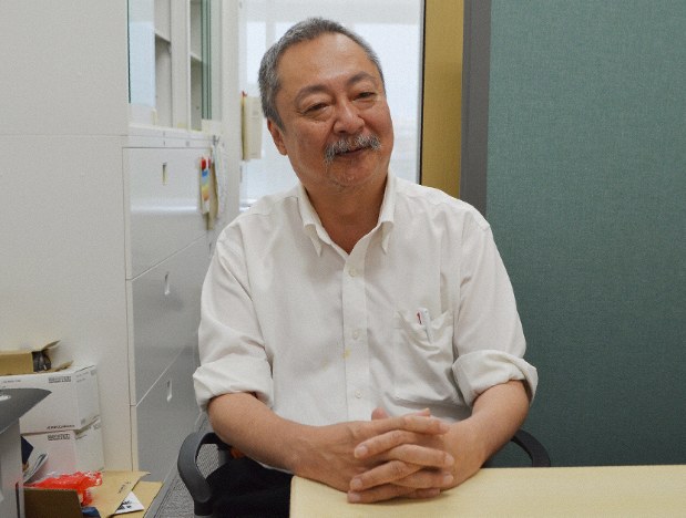 酒乱について語る真先敏弘・帝京科学大教授=東京都足立区の同大で2019年5月29日、和田浩幸撮影