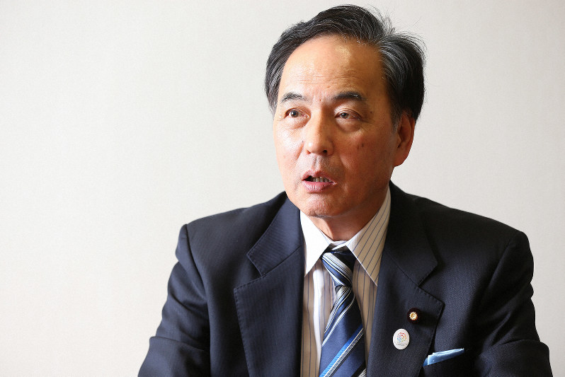 浅田均氏=太田康男撮影