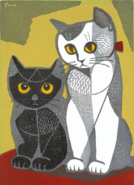 稲垣知雄「子猫」、昭和期
