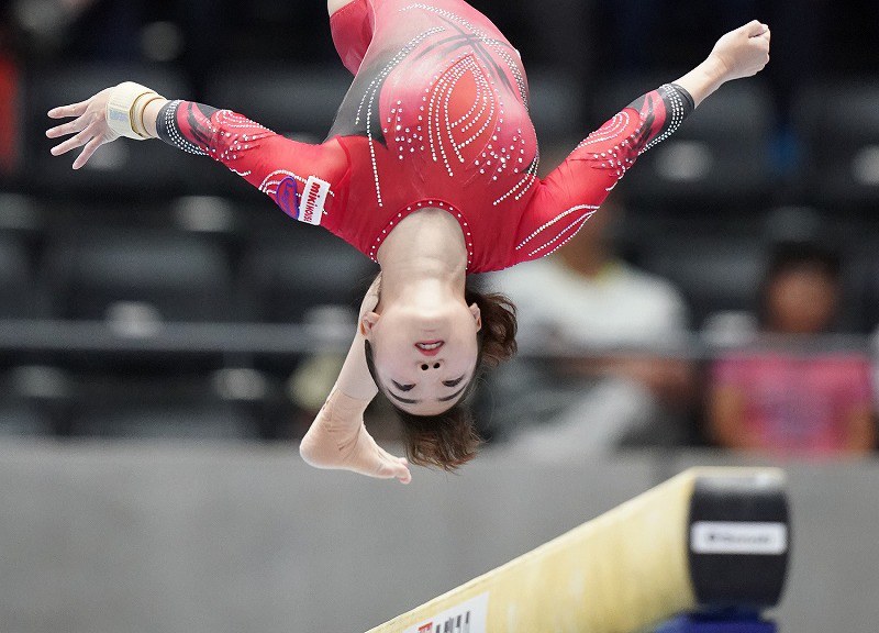 女子体操全日本種目別選手権 寺本明日香が床運動で初優勝 [写真特集6/9