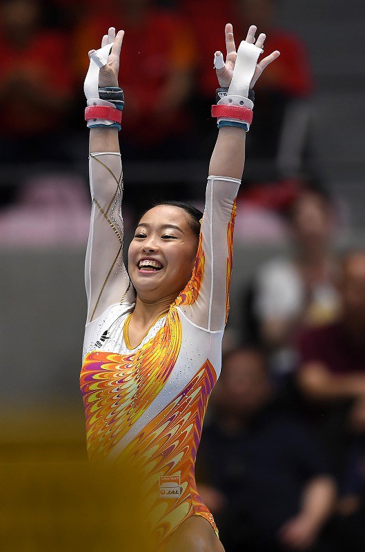 女子体操全日本種目別選手権 寺本明日香が床運動で初優勝 [写真特集9/9