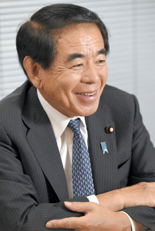 元文科相・下村博文さん=東京都千代田区で、内藤絵美撮影
