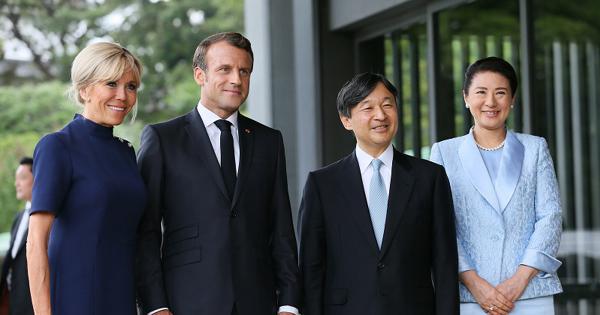 両陛下がマクロン仏大統領夫妻と会見 [写真特集2/10] | 毎日新聞