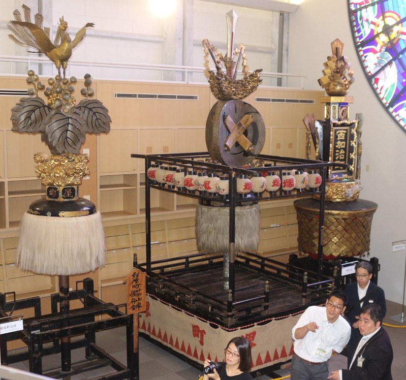 ふくおか探索 北九州市立文学館 歴史展 四百年の鼓動 小倉祇園太鼓 江戸時代からの変遷 毎日新聞