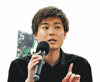 山田一竹さん=鵜塚健撮影