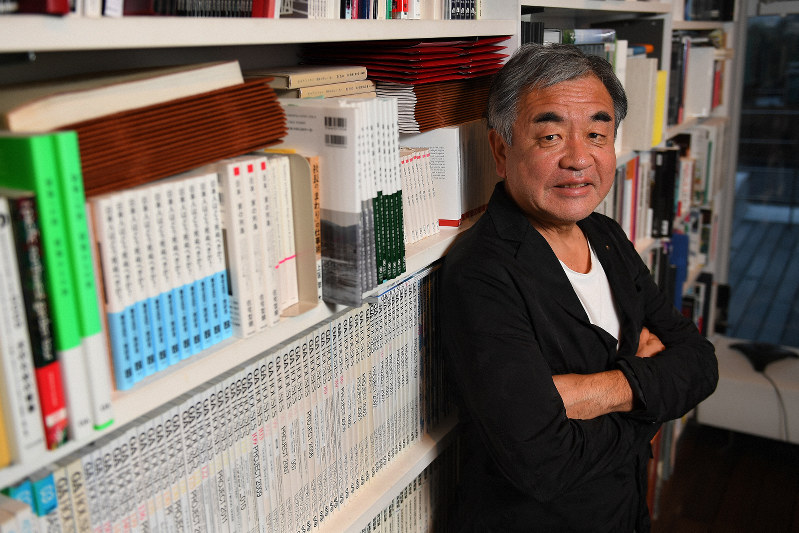建築家の隈研吾さん=東京都港区で2019年6月15日、北山夏帆撮影
