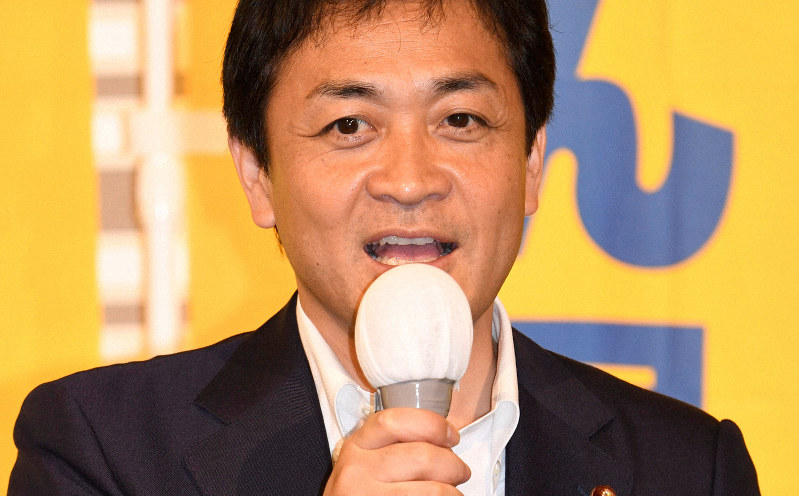 参院選が公示され、出陣式に臨む国民民主党の玉木雄一郎代表=静岡県掛川市で2019年7月4日午前10時46分、藤井達也撮影