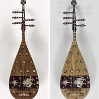 正倉院「螺鈿紫檀五絃琵琶」 精巧な模造品を初公開 [写真特集3/4