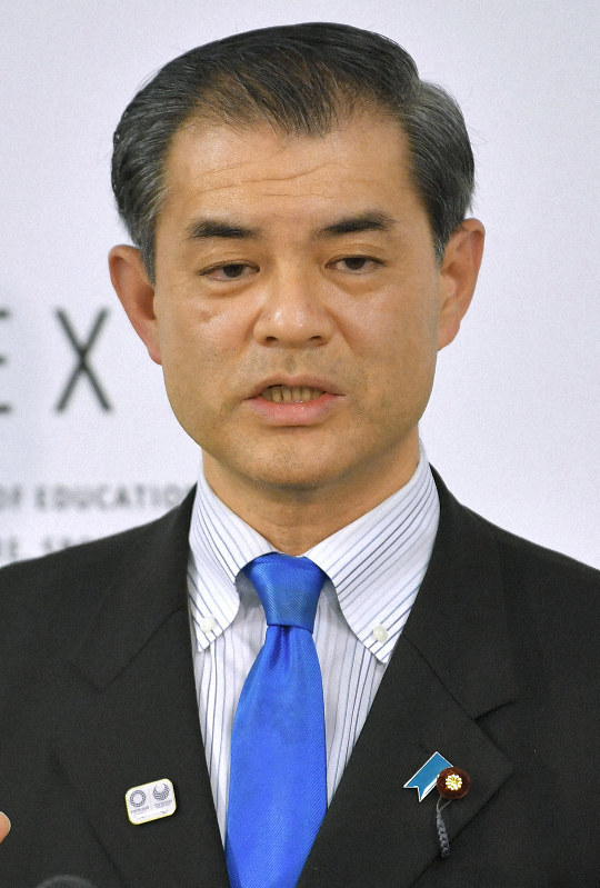 柴山昌彦文科相=手塚耕一郎撮影