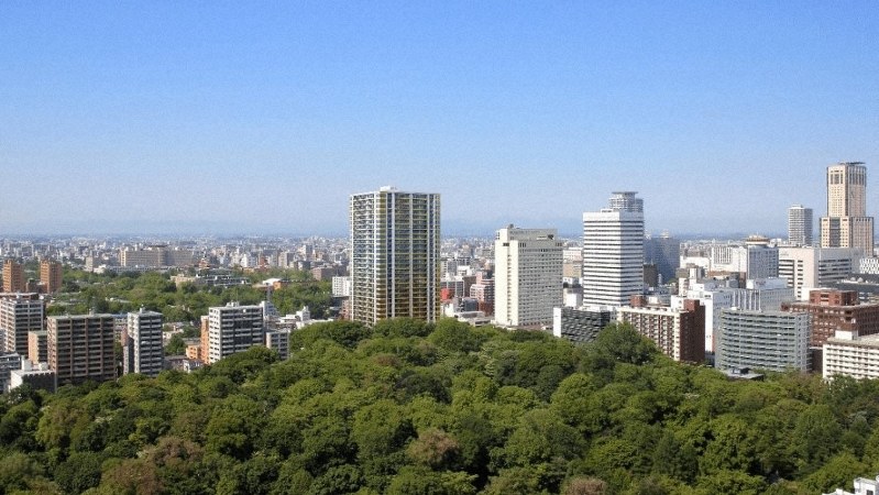 「ラ・トゥール札幌伊藤ガーデン」の外観=住友不動産提供(2017年6月、画像の一部を加工)