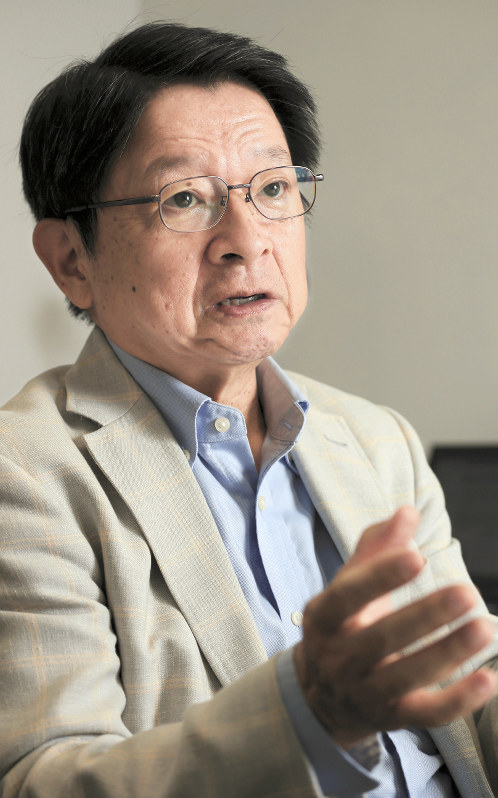 国家戦略特区の問題について語る片山善博氏=東京都千代田区で2019年7月8日、梅村直承撮影