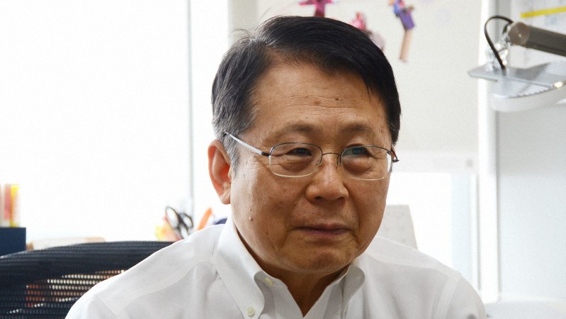 水野和夫さん(田中学撮影)