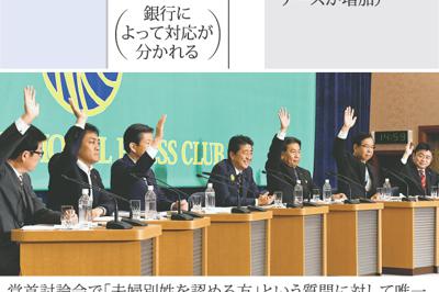 ２０１９参院選 数字が語る争点 夫婦別姓 その１ ４２ ５ 選択制 議論に遅れ 毎日新聞