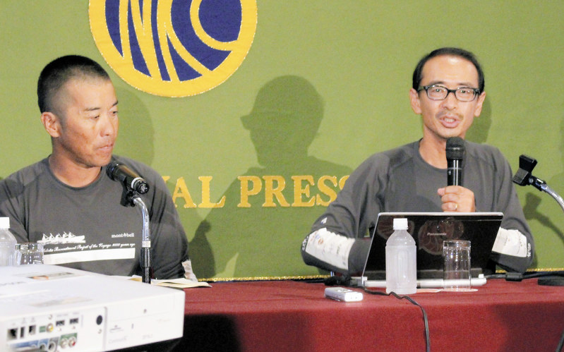 丸木舟 3万年前の航海再現成功 祖先の謎なお プロジェクトメンバー会見 毎日新聞 丸木舟 3万年前の航海再現成功 祖先の謎なお プロジェクトメンバー会見 毎日新聞