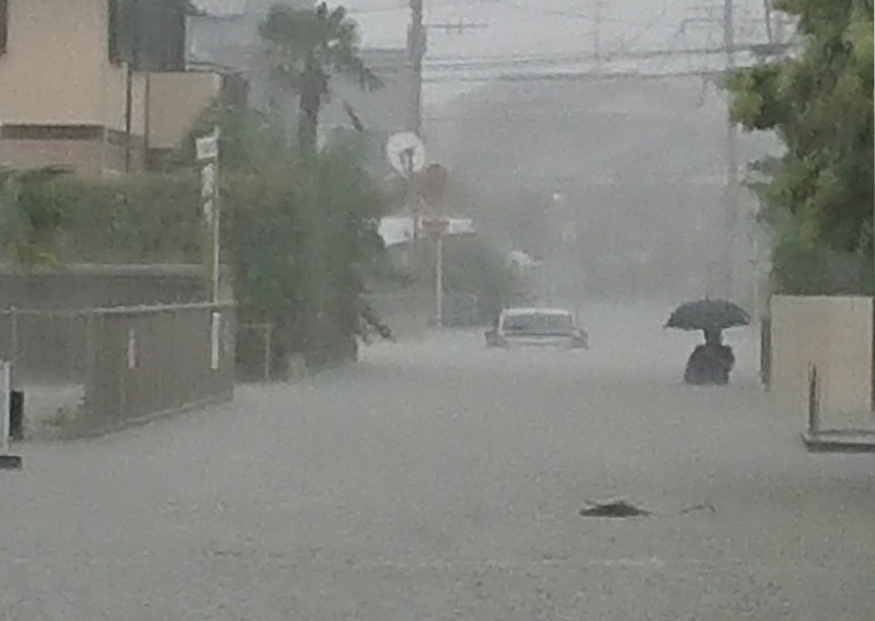 福岡県朝倉市で床下浸水 佐賀県鳥栖市で371ミリ 台風5号で大雨 写真特集10 10 毎日新聞