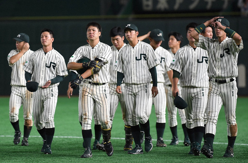 第90回都市対抗野球：JR東日本（東京都）－NTT西日本（大阪市） [写真