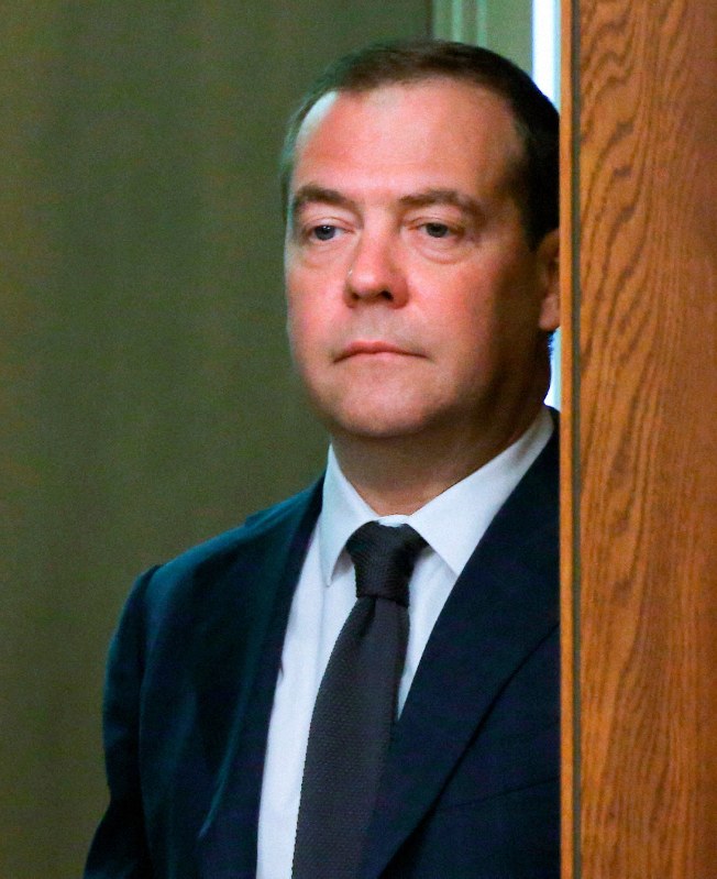 ロシアのメドベージェフ首相=AP