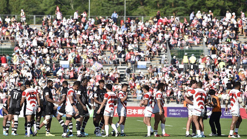 ラグビー 日本 vsフィジー 07/27 (土) 釜石 岩手 カテ4東