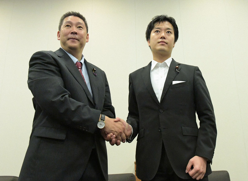 N国 立花党首 丸山ツイート 表現の自由 がんがん発信 求める 毎日新聞