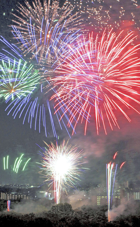 朝霞市民まつり 花火大会 夜空に大輪の花 埼玉 毎日新聞 朝霞市民まつり 花火大会 夜空に大輪の花 埼玉 毎日新聞