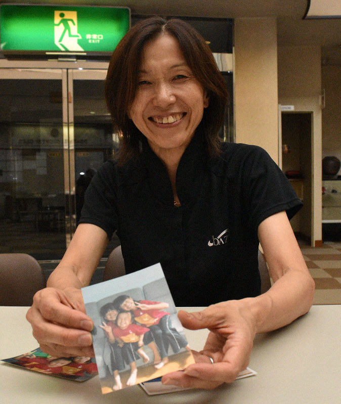 渋野日向子の母、伸子さん=岡山県瀬戸内市で2019年8月5日午後8時10分、林田奈々撮影