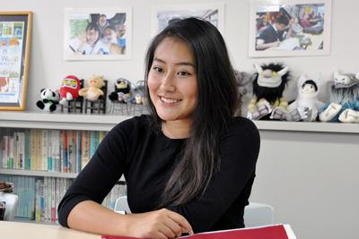 古賀野々華さん＝福岡市博多区で2019年6月28日、杣谷健太撮影