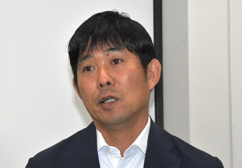 日本代表の森保一監督=福田智沙撮影