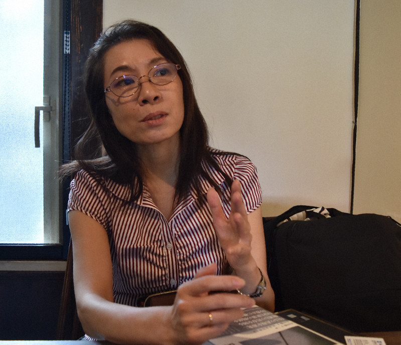 志田陽子教授=東京都豊島区で2019年8月5日、待鳥航志撮影