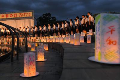 あの日の光景、今も夢に 体に傷残る88歳被爆者 平和祈念式典で静かに