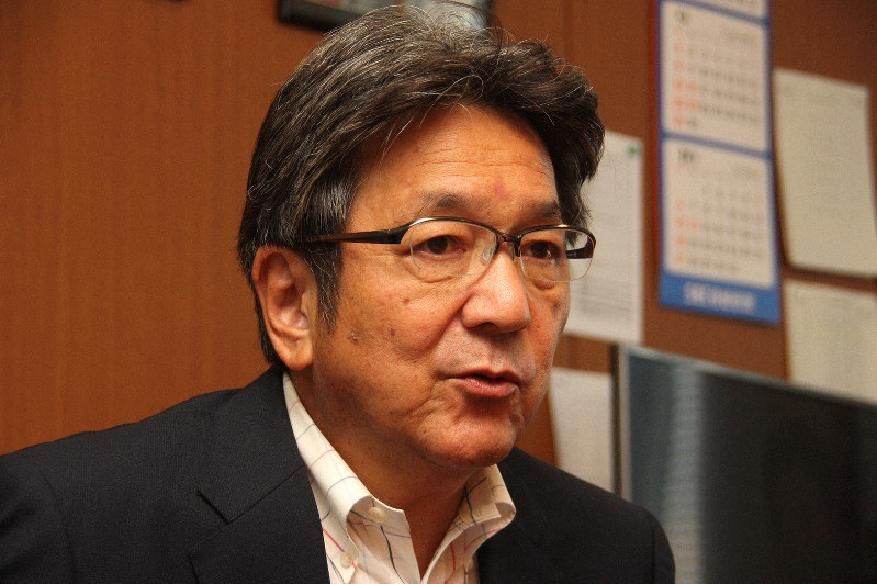 杉尾秀哉参院議員=2019年8月7日午前11時47分、高橋恵子撮影
