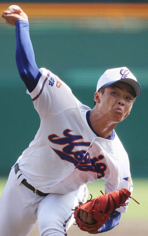 夏の高校野球：第10日第3試合 明石商（兵庫）－宇部鴻城（山口