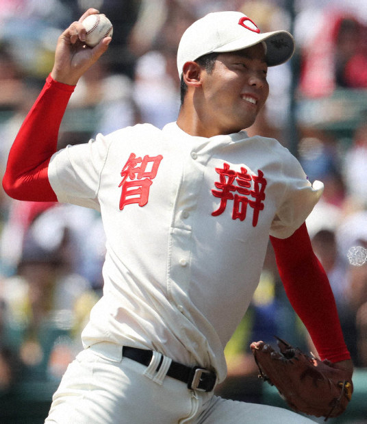 星稜・奥川との投げ合い「幸せ」 智弁和歌山のエース池田、表情