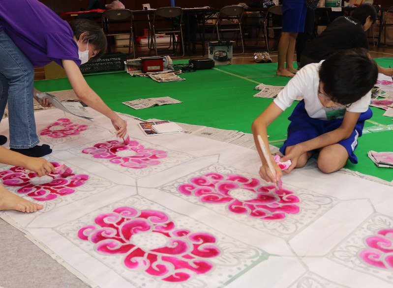 北本まつり 中学生らねぷた絵制作 埼玉 毎日新聞
