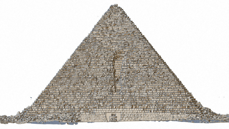 三大ピラミッド3Dデータ生成 石材の細部、把握可能 建設の謎解明へ