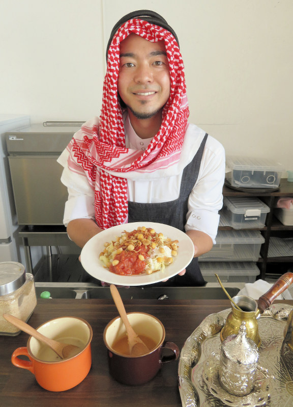 「ヨルダンのことを知ってほしい」と話す鬼丸さん