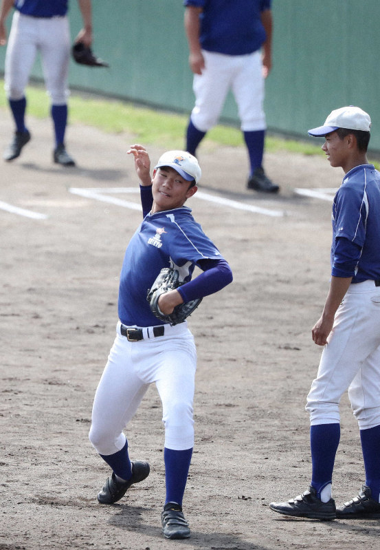 星稜・奥川は投球練習をせず 捕手・山瀬は「奥川が100％なら抑えられる