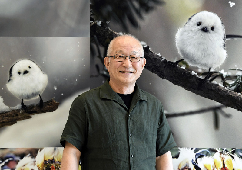 写真家の嶋田忠さん=東京都目黒区の東京都写真美術館で2019年8月2日、竹内紀臣撮影