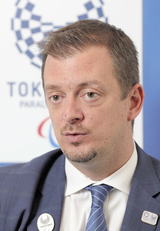 アンドルー・パーソンズ国際パラリンピック委員会会長=後藤由耶撮影