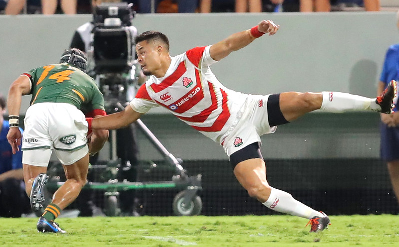 ラグビー日本代表　2019年記念ネクタイ　vs南アフリカ リポビタンDチャレンジカップ2019】日本vs南アフリカ【ハイ